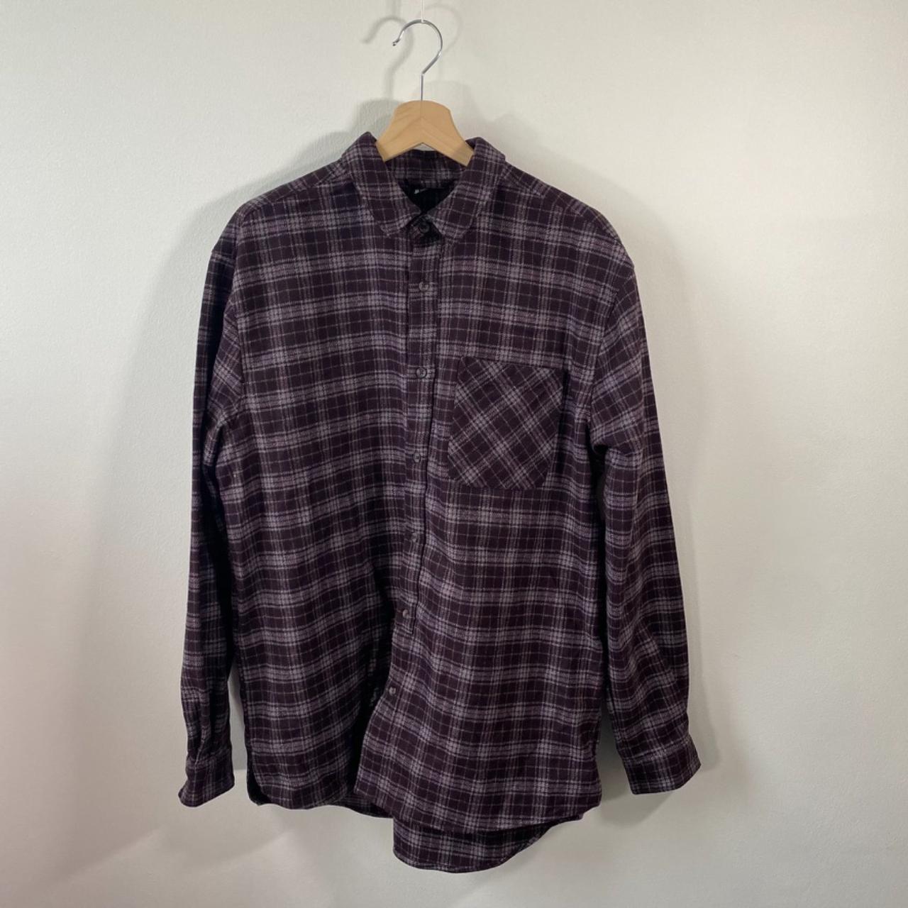 Urban Outfitters Renewal Checked Flannel Shirt.... - Depop