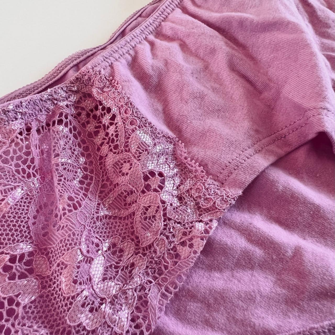 Urban Outfitters Lace Ruched Rear Briefs/Pants.... - Depop