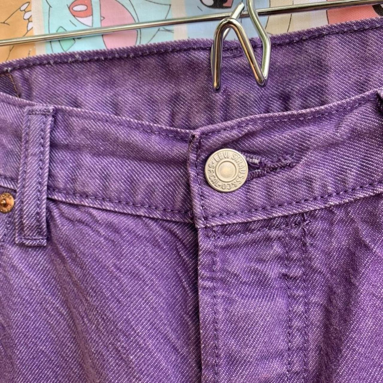 purple levi’s #501s #levis #skater #jeans #cool - Depop