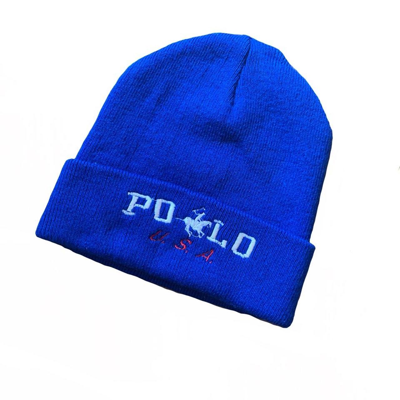U.S. Polo Assn. Men's Blue and Red Hat