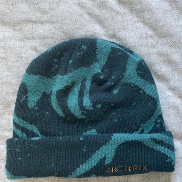 Arc'teryx Men's Blue and Green Hat | Depop