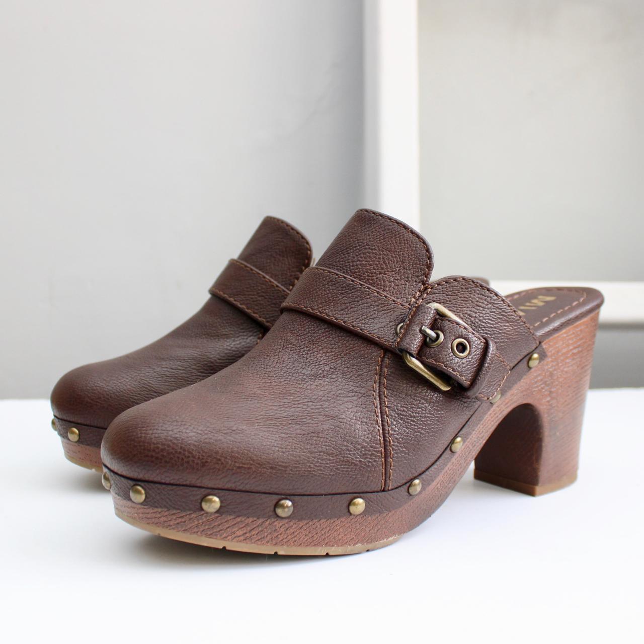 Product Image 1 - MIA Brown Leather Studded Heeled