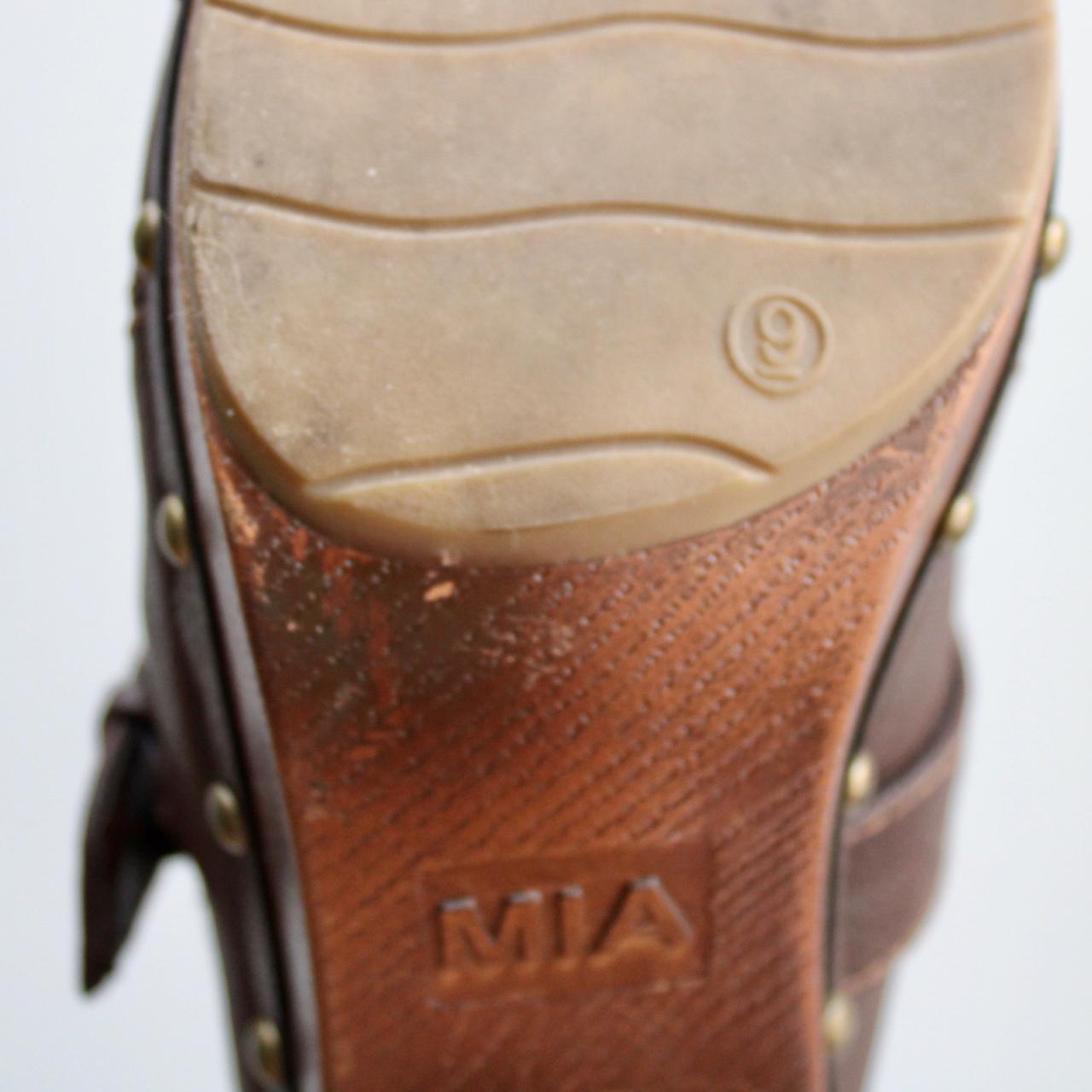 Product Image 3 - MIA Brown Leather Studded Heeled
