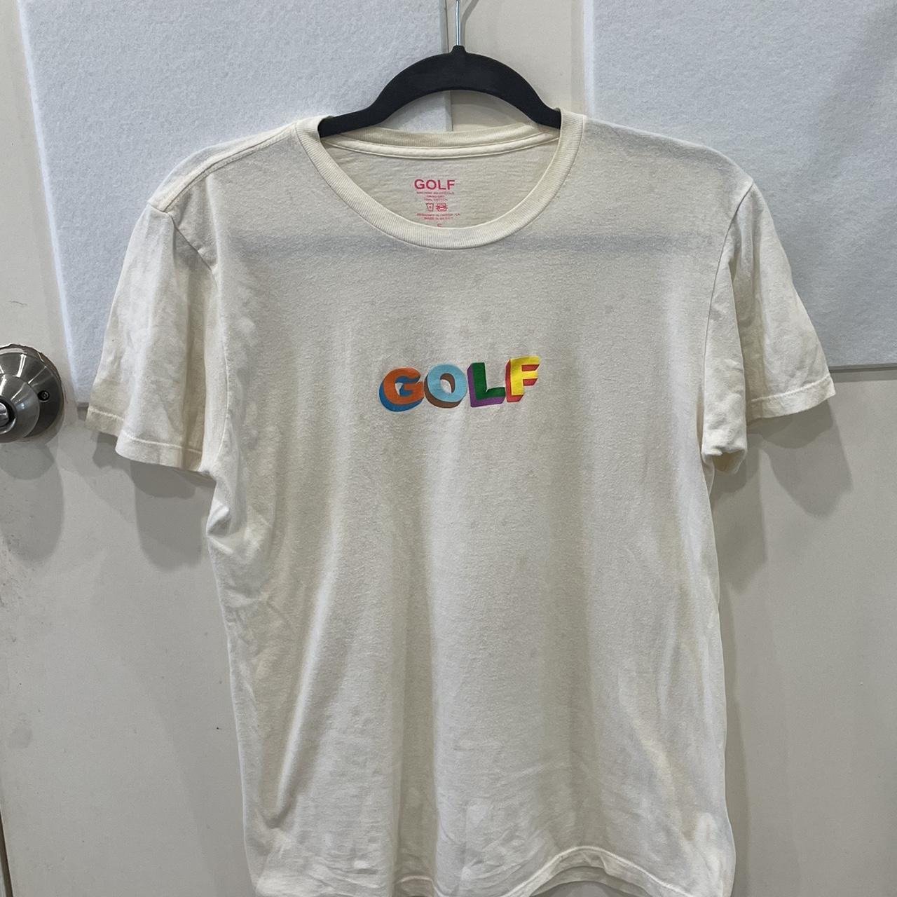 GOLF WANG t-shirt with light stains around the... - Depop