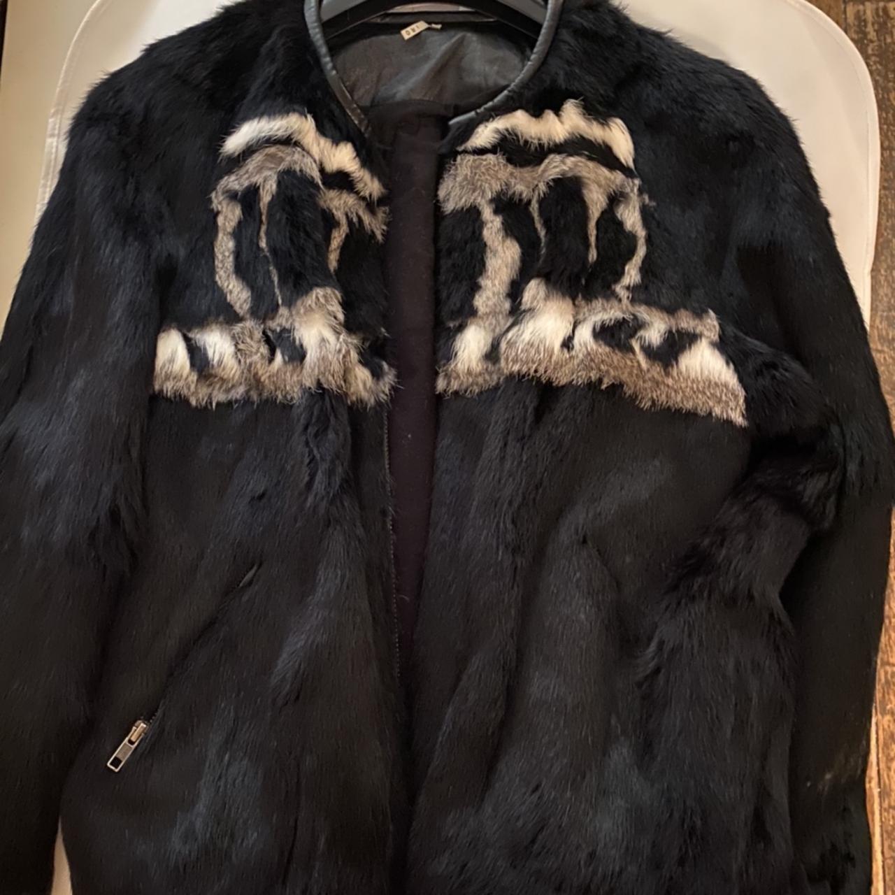 IRO FUR JACKETS Rabbit Fur in size 2, Almost new