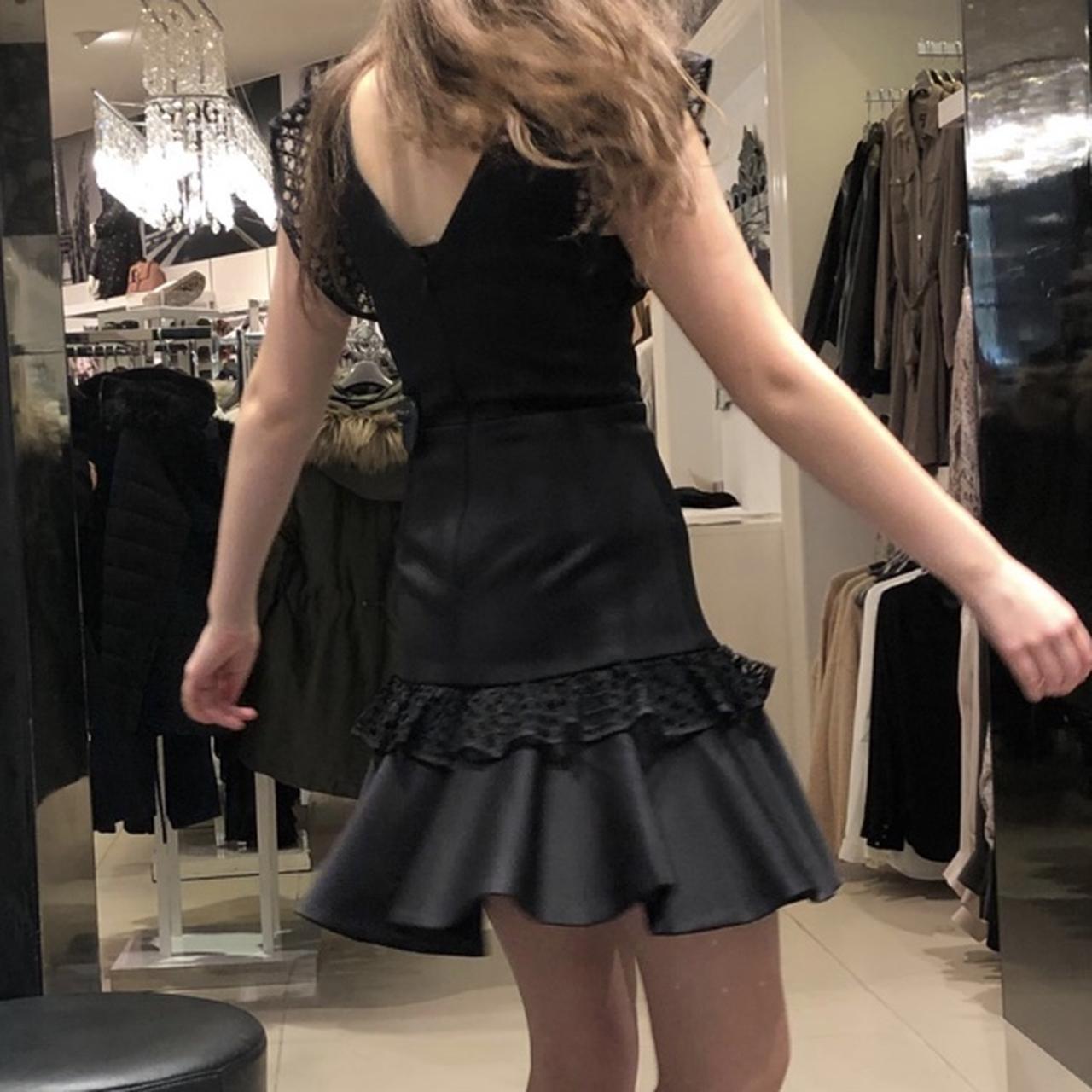 forever new black mini dress size 6 worn once at... - Depop