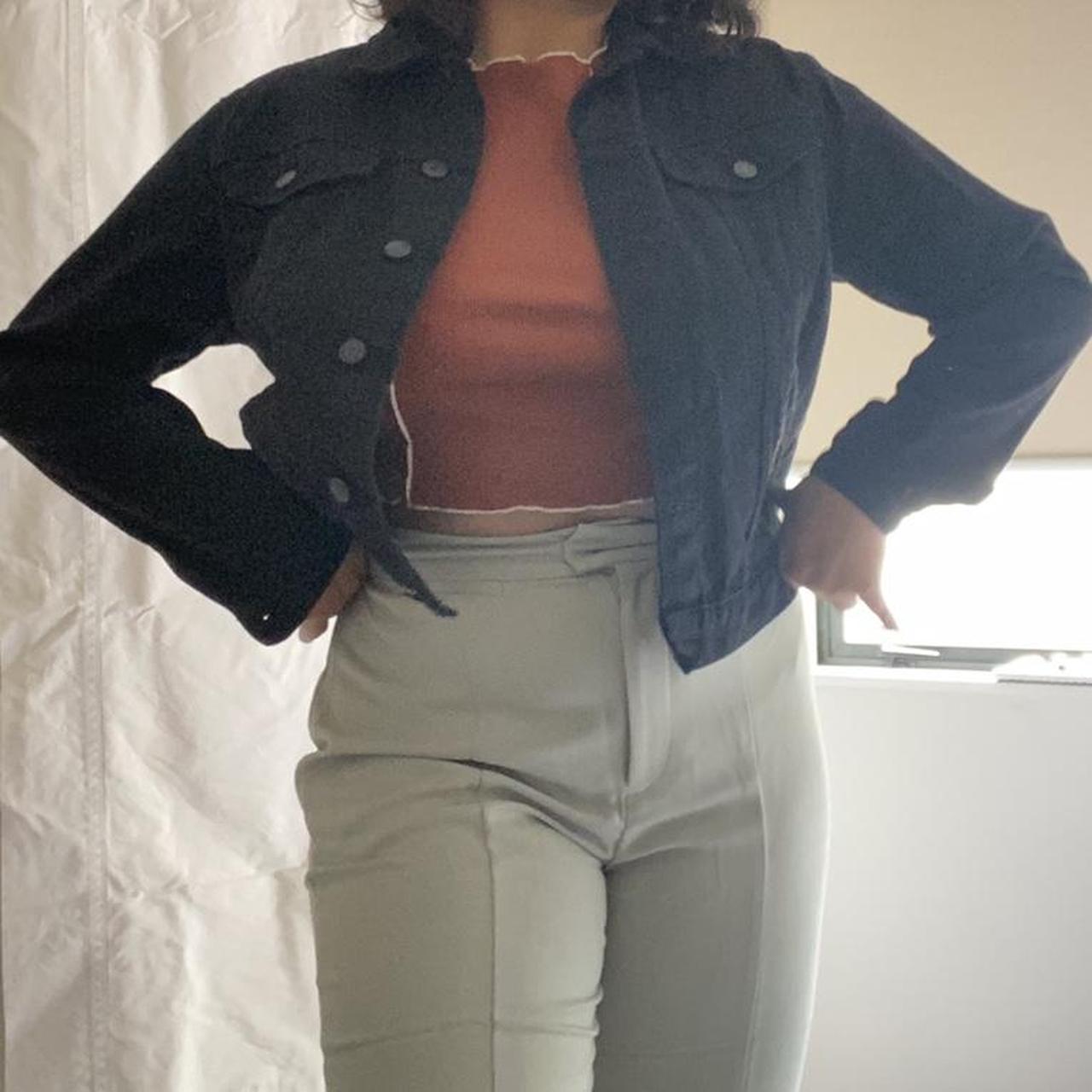 glassons black denim jacket