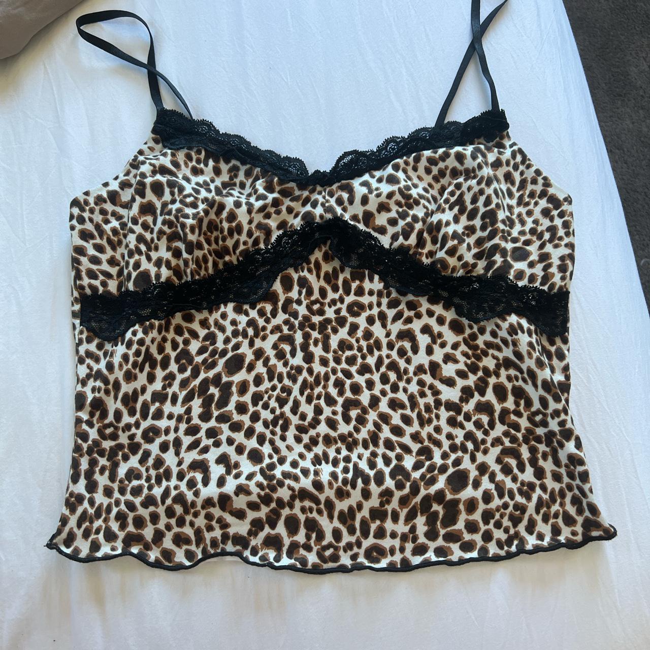 Selling shein cheetah print crop top - Depop