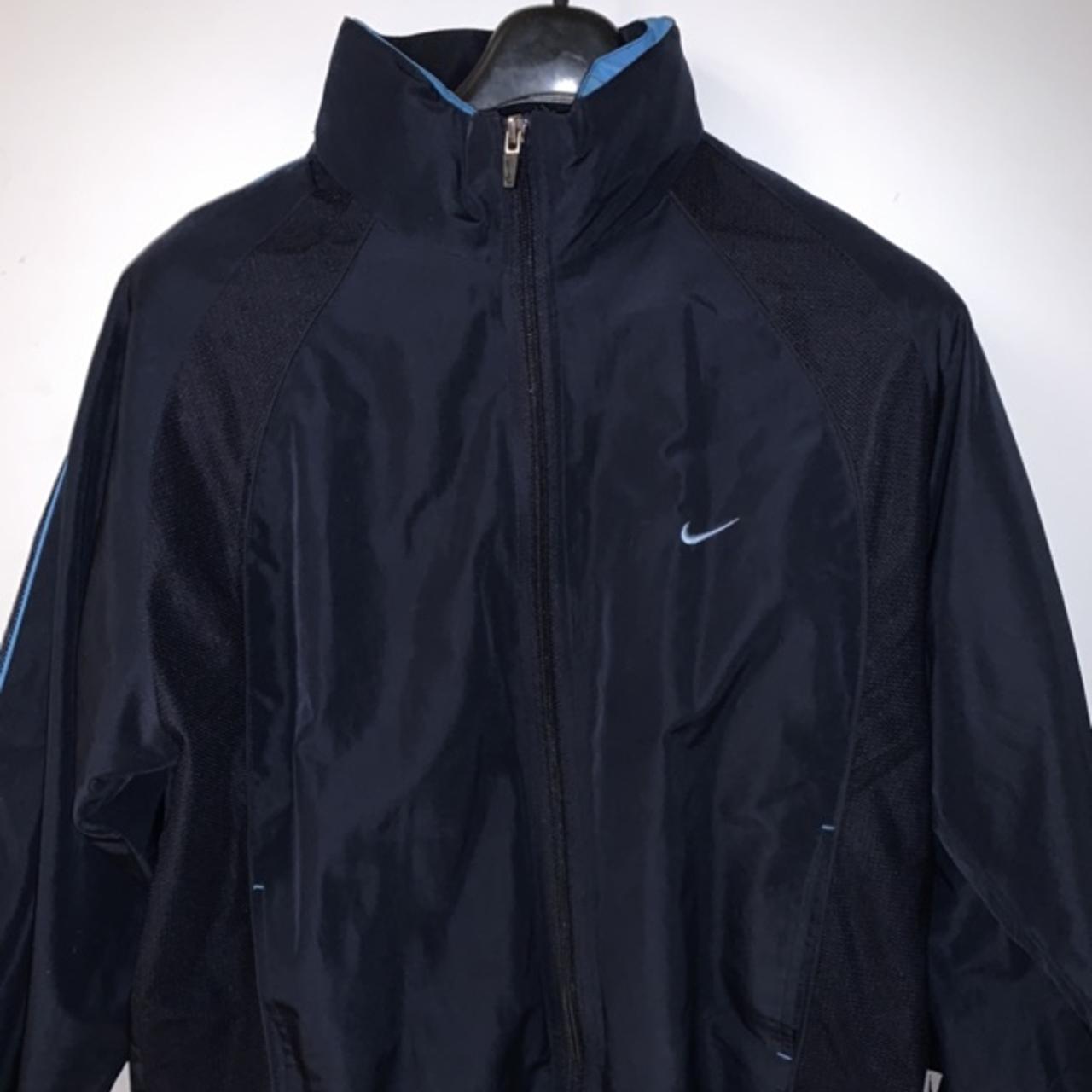 Navy Nike zip up windbreaker size M nike... Depop