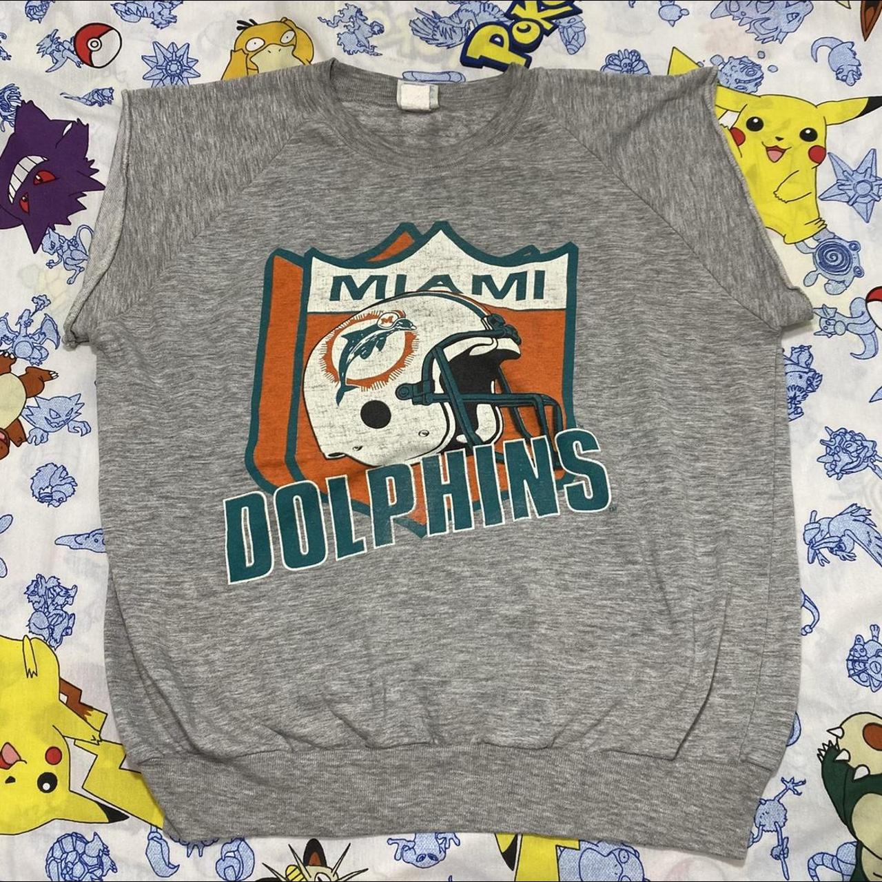 Vintage Miami Dolphins NFL Team Sports Sleeveless... - Depop