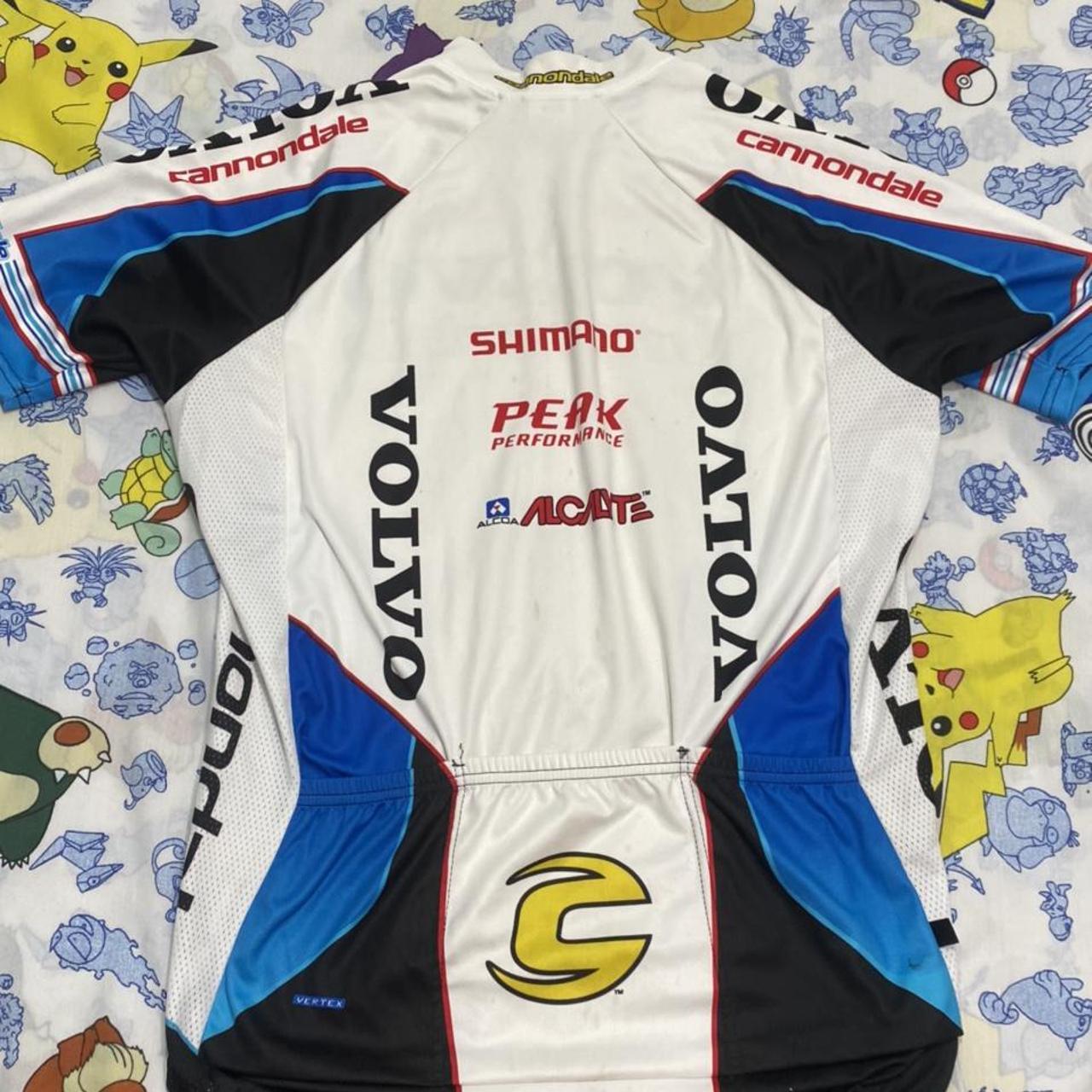 Vintage Cannondale Volvo Cycling Team Jersey... - Depop