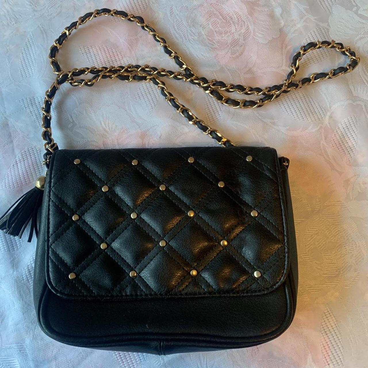 Vintage Bag with gold detail Very good condition... - Depop