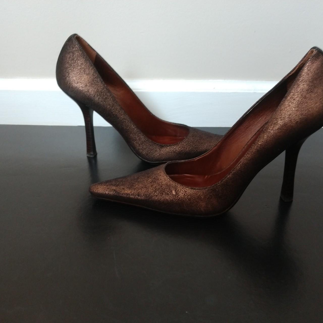 BCBGMAXAZRIA Women s Pumps Size 7.5 dark Copper