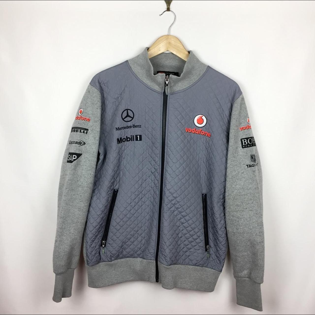 Grey McLaren Mercedes-Benz Racing Jacket... - Depop