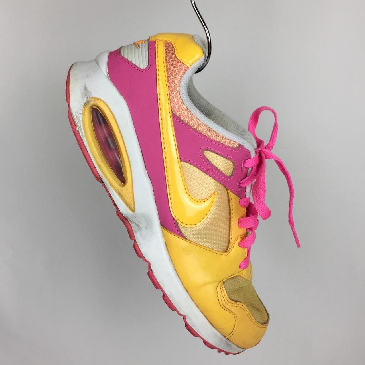 2014 Yellow & Pink Nike Air Max Trainers Rare... - Depop