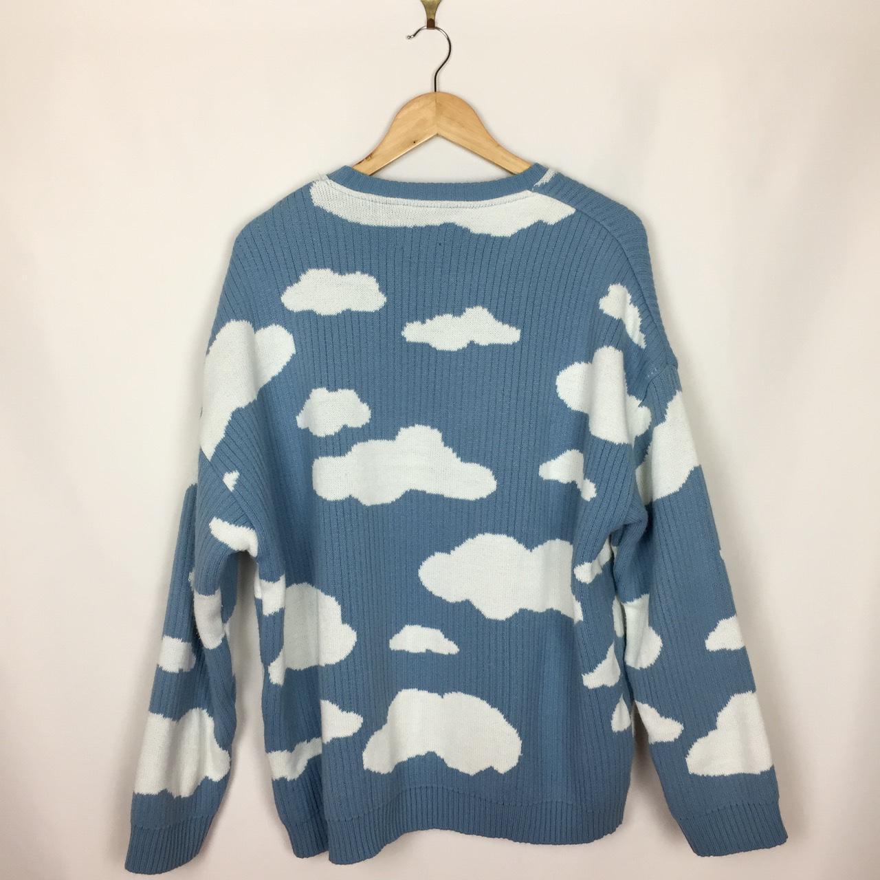 Baby Blue Cloud Asos Jumper Size Men’s Medium Depop