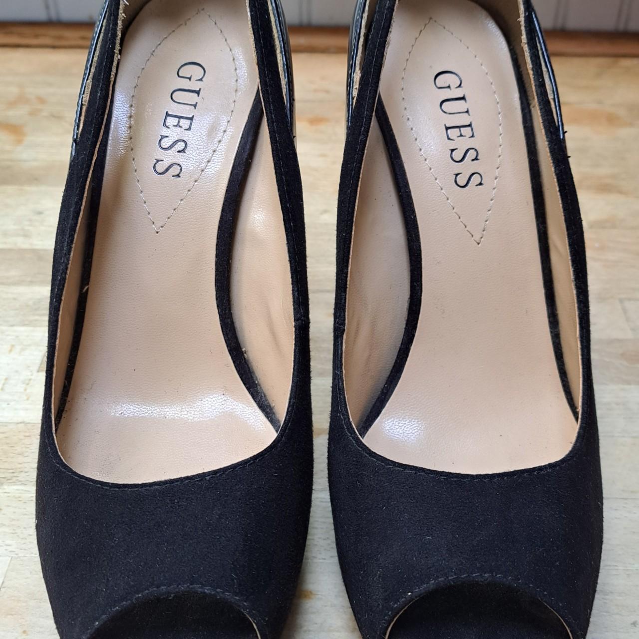 guess black shoes
