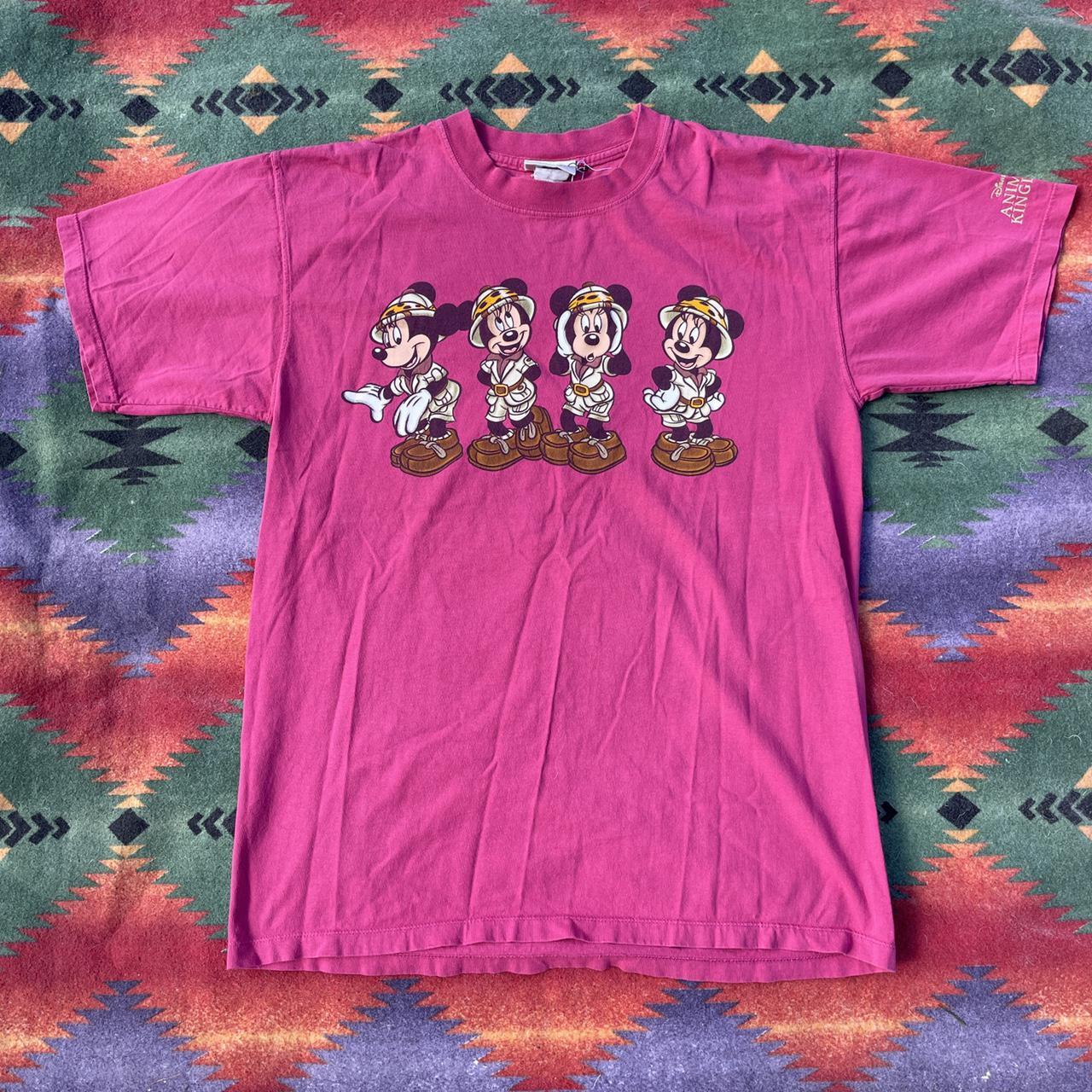 Disney Men's Pink T-shirt