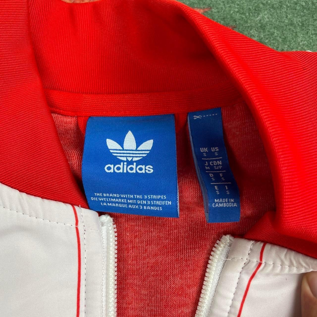 Adidas Manchester United bomber jacket Pinstripe... - Depop