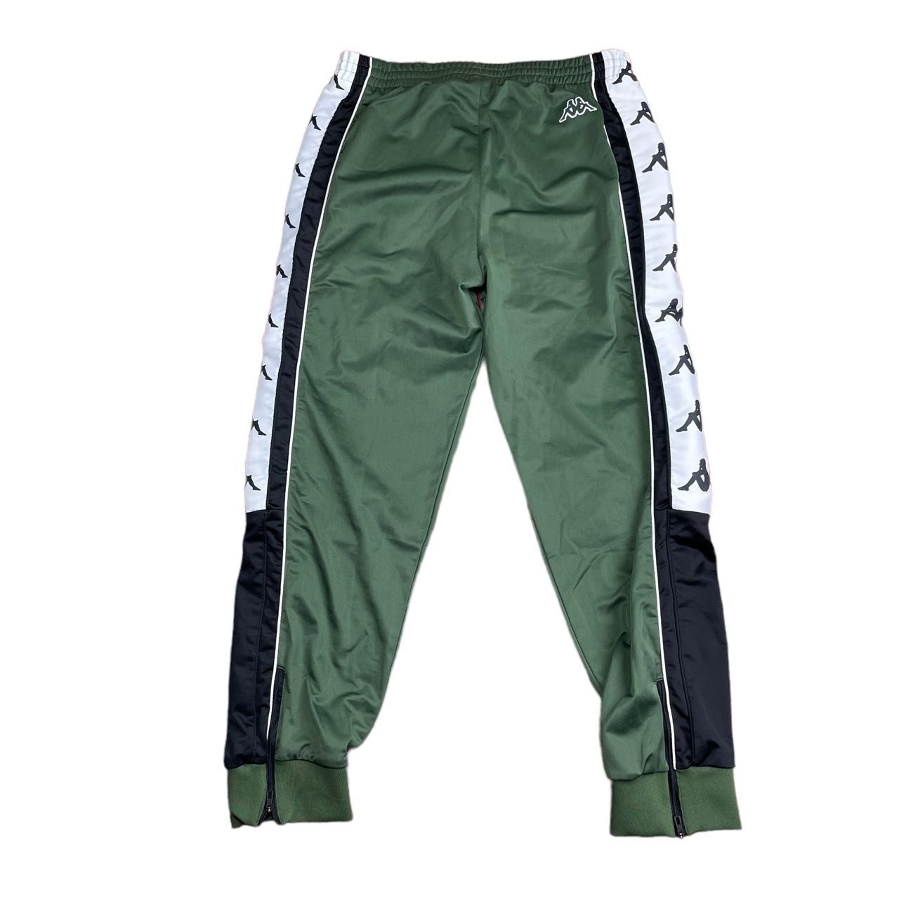 green kappa sweatpants