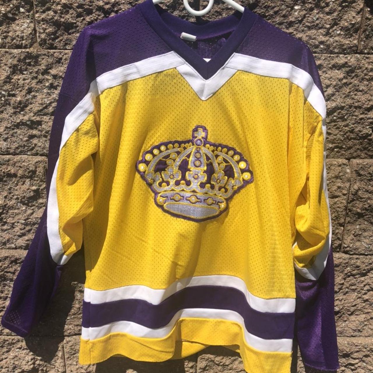 Fanatics NHL LA Kings Women's Hockey Jersey Gray - Depop