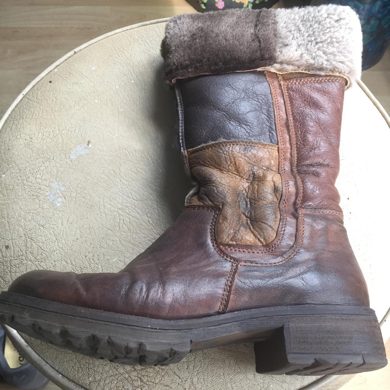 Manas Design Boots Brown Patchwork Leather With Depop