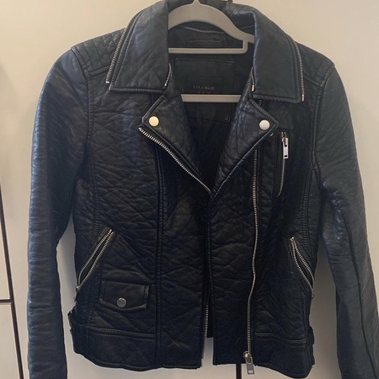 zara crocodile jacket