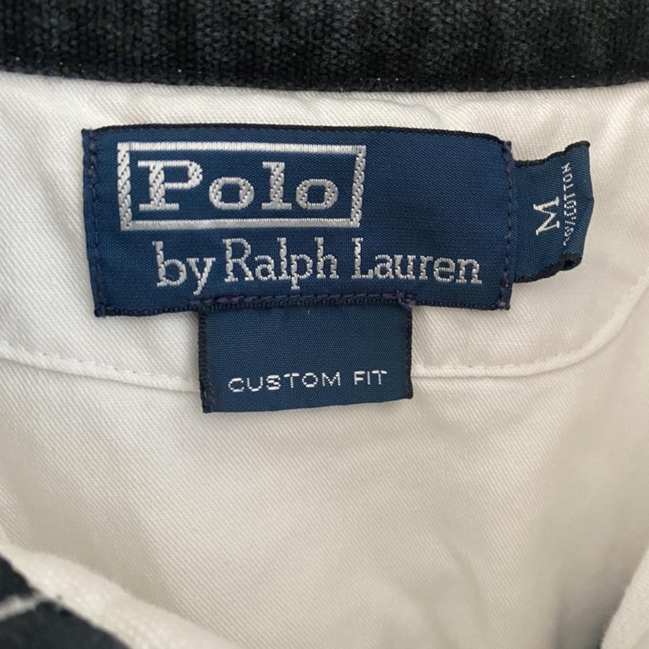 Medium Ralph Lauren long sleeve black and white - Depop