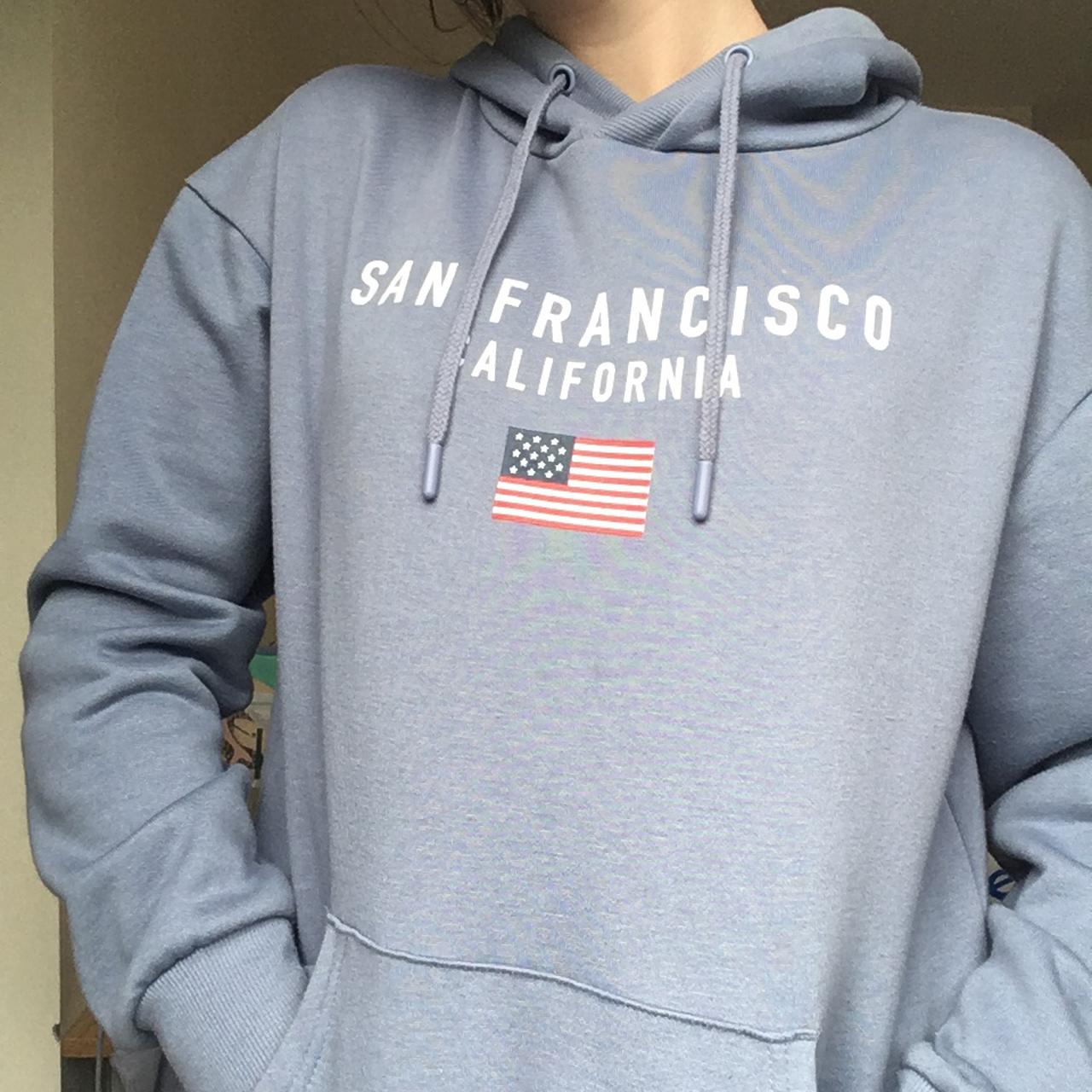 primark blue moletom com capuz