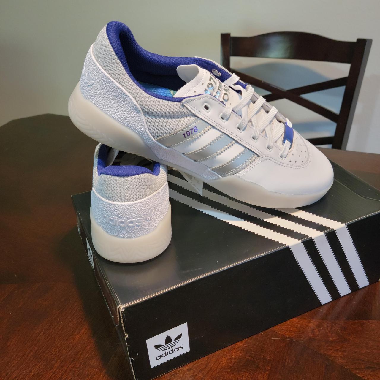 Brand New Zumiez 100K X Adidas City Cup Shoes. White... - Depop