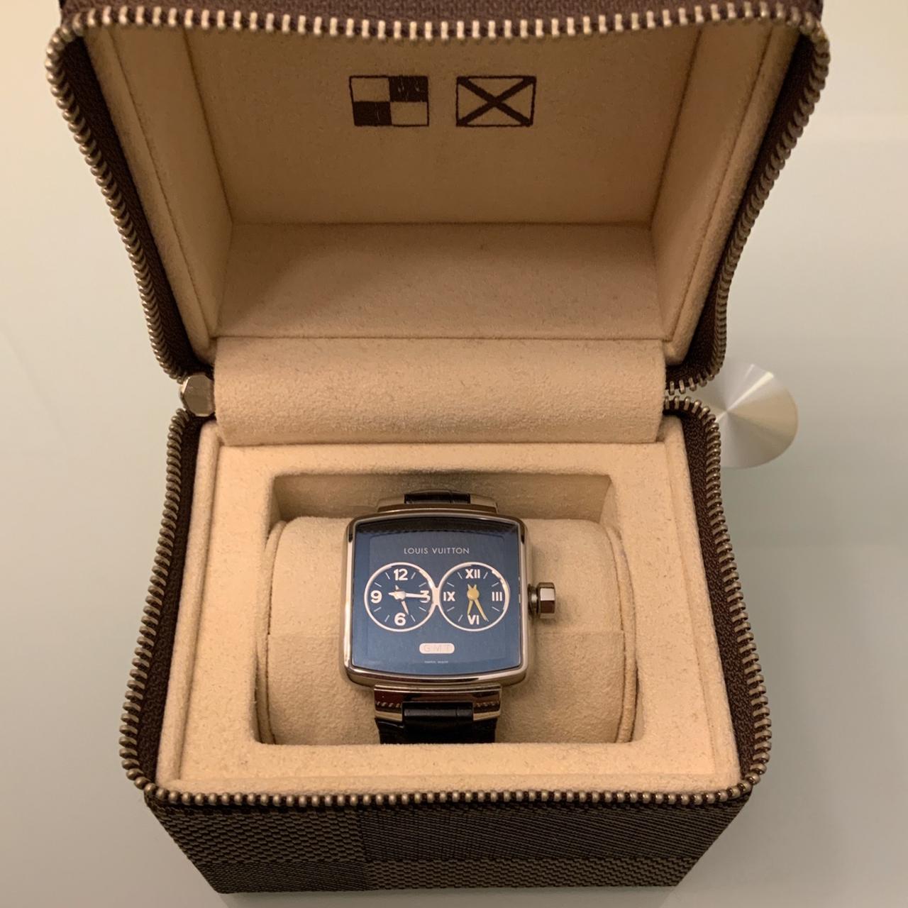 LV 12 LEATHER BOX FOR WATCH