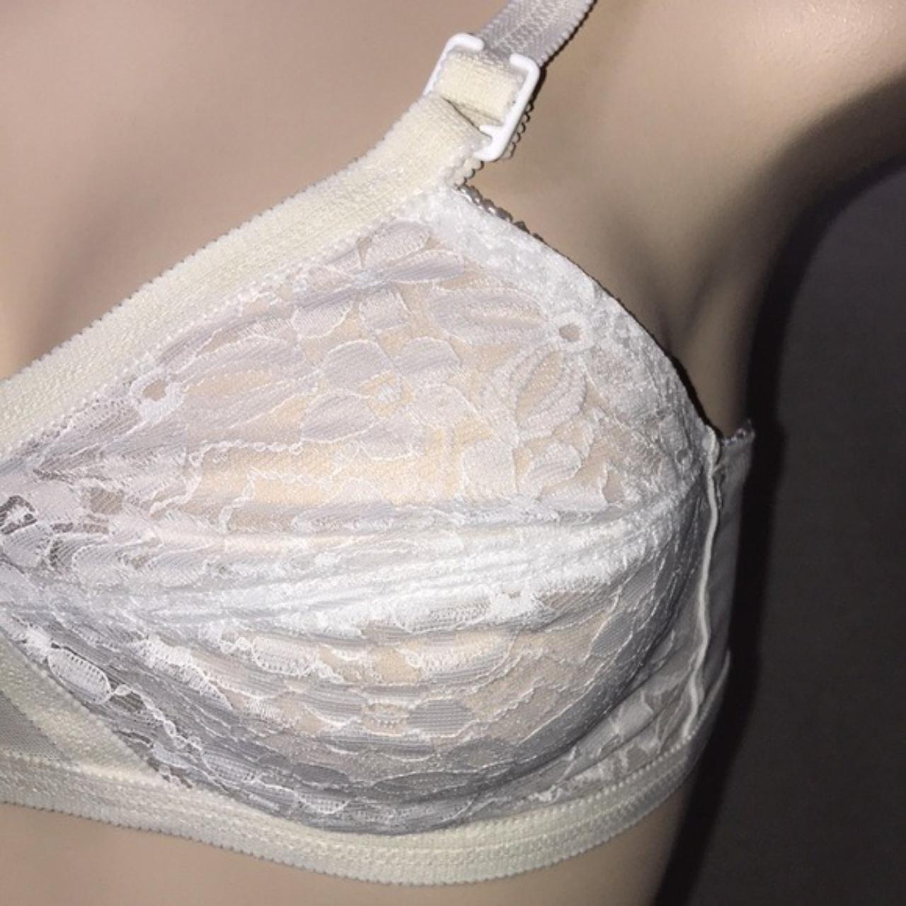 Vintage lace bra. Deadstock bra A60 #LaceBra #Bra... - Depop