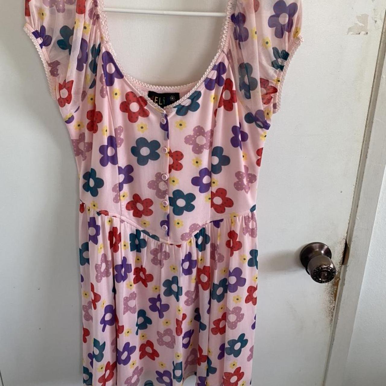 Dollskill Delia’s Youthful Days Floral Dress - Depop