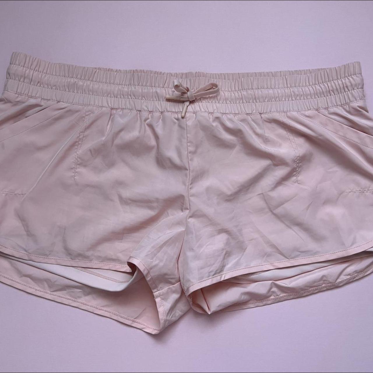 Pink Lorna Jane shorts size large - Depop