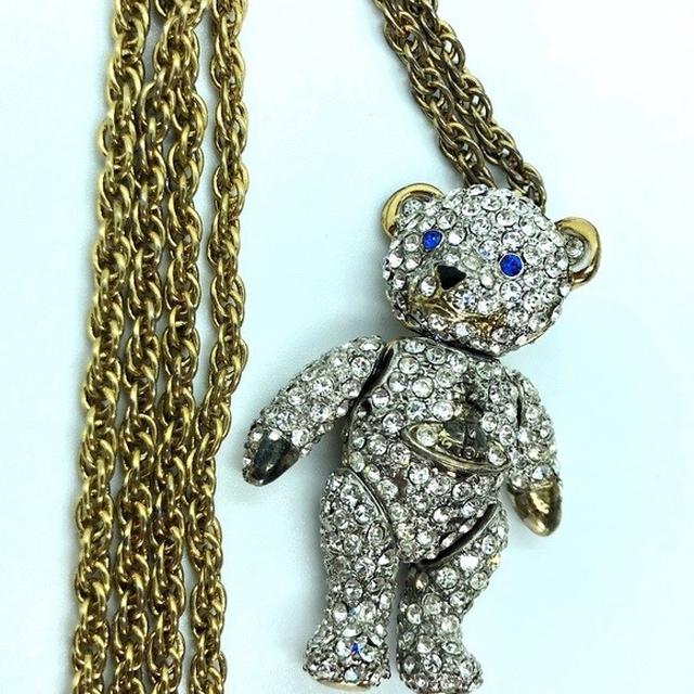 Vivienne westwood teddy bear on sale necklace