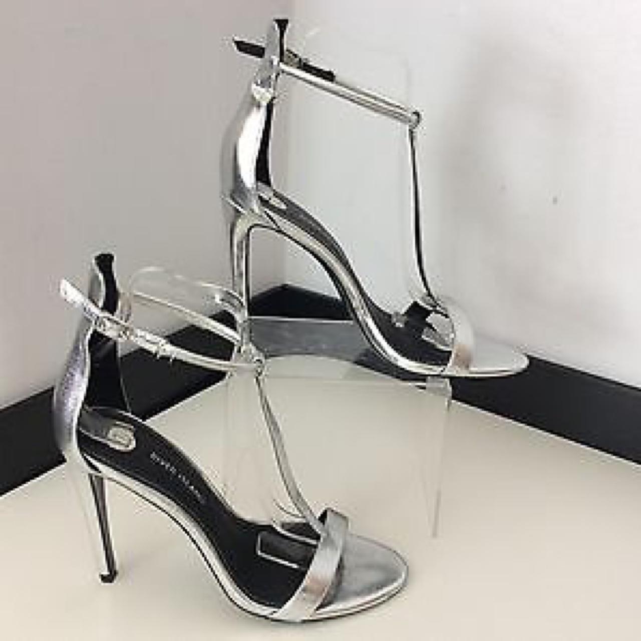 Silver t hotsell bar heels