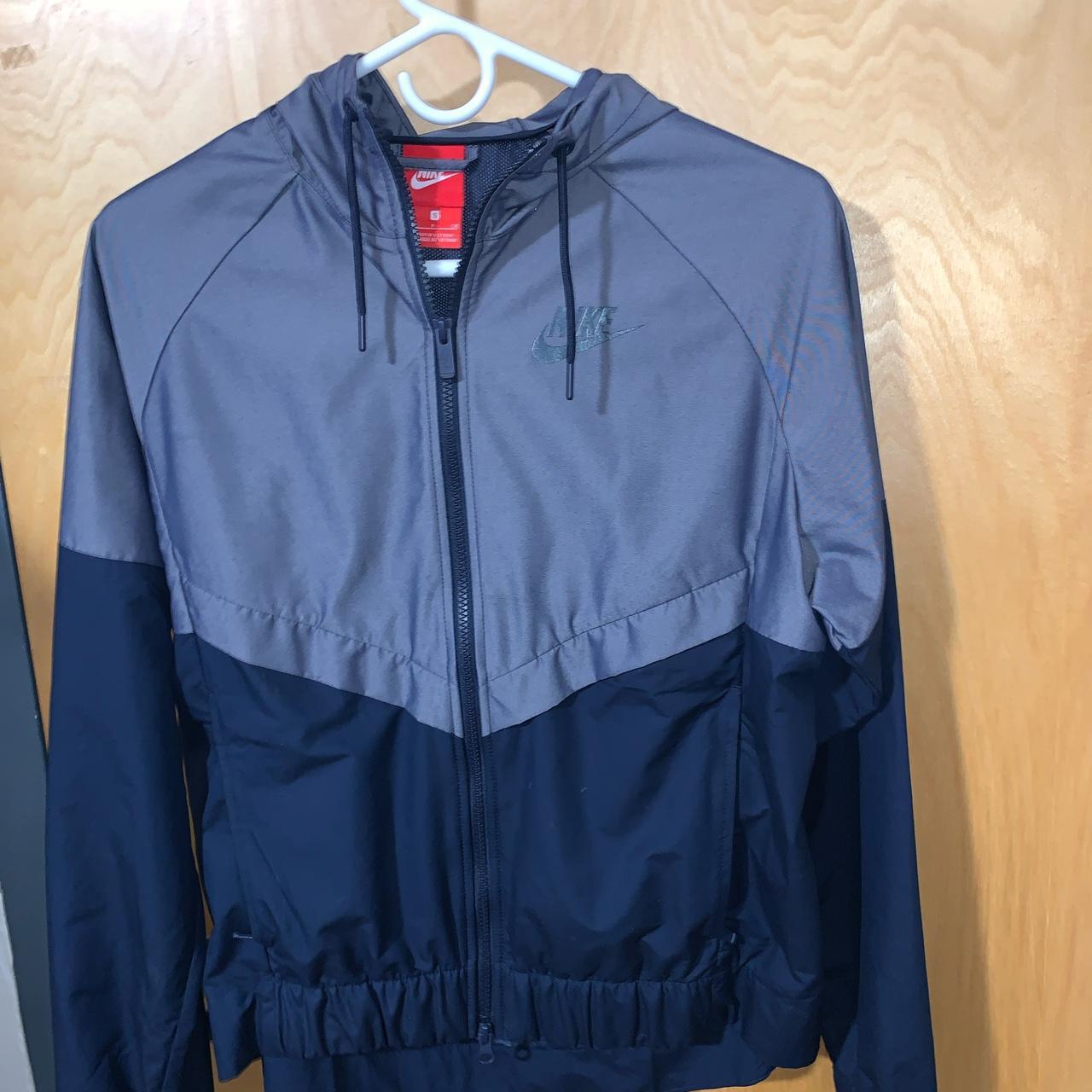 Women’s Nike reflective wind breaker #nike... - Depop