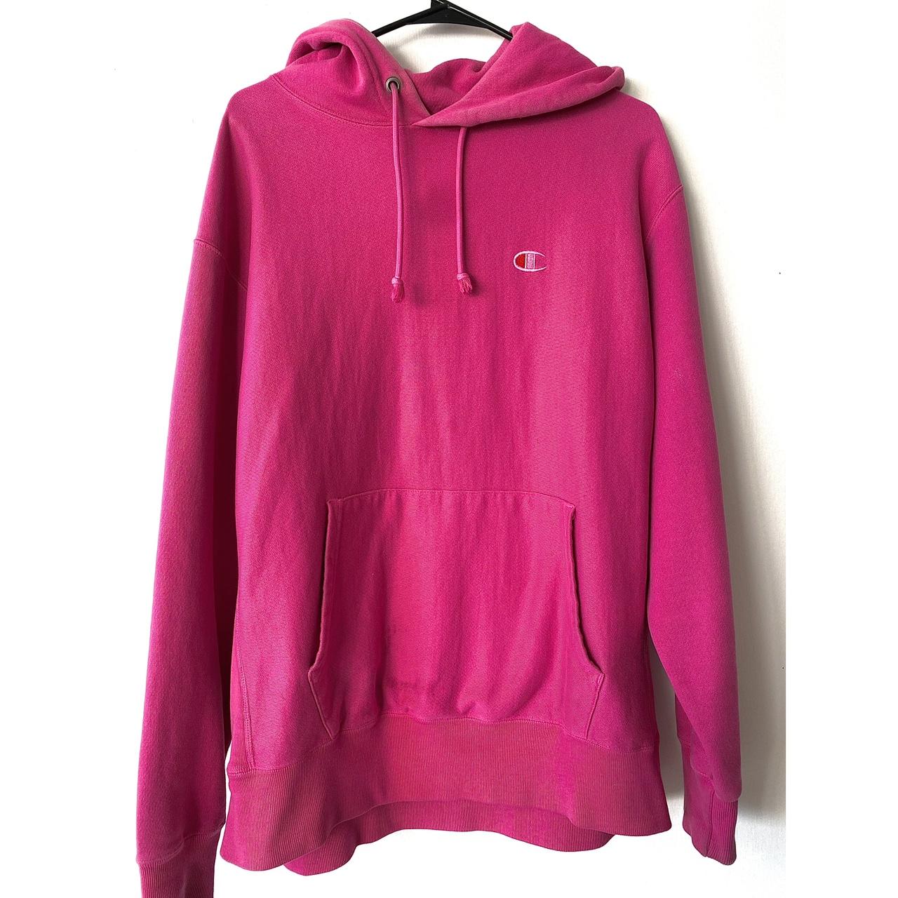 Magenta Champion Hoodie Color Magenta Size US