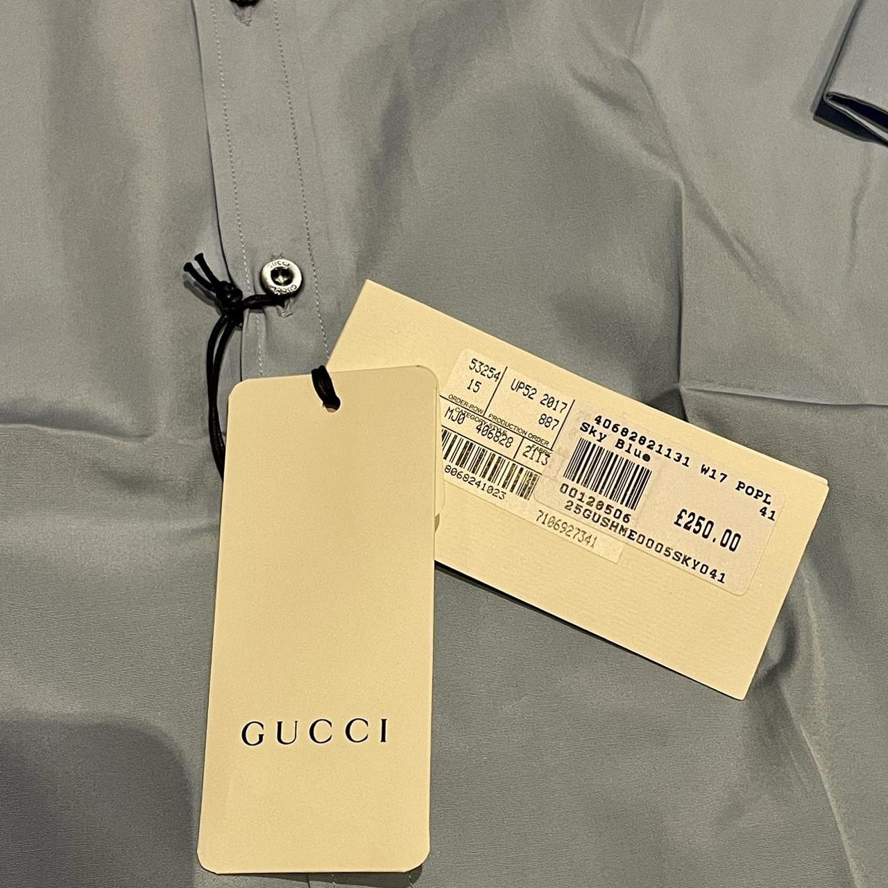 Brand new Gucci button up Shirt Regular fit 100%... - Depop