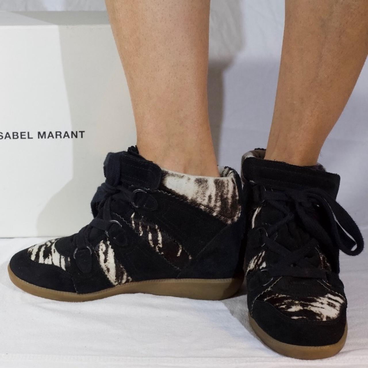 Isabel Marant Pony Over Basket Wedge | Depop