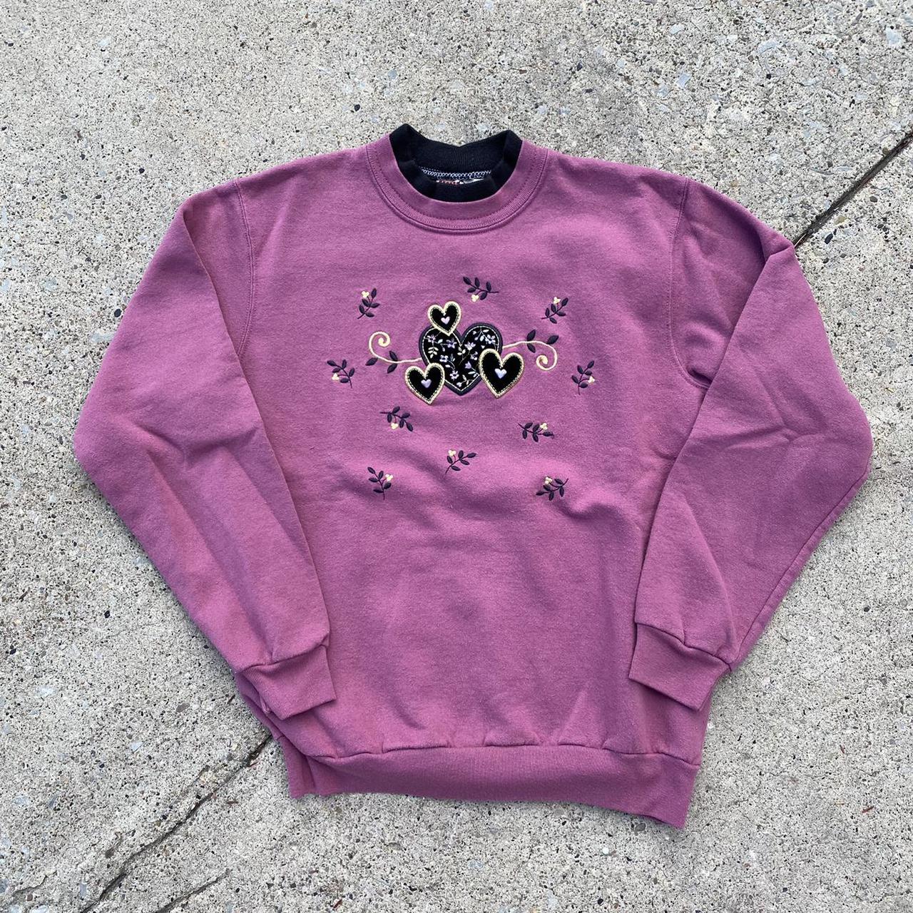 Top Stitch Men's Pink and Black Sweatshirt