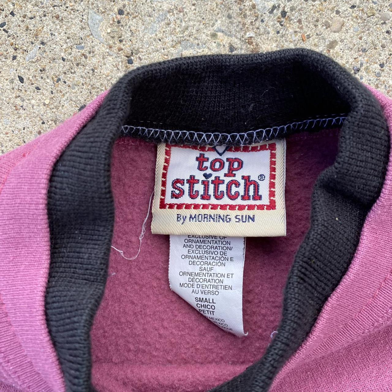 Top Stitch Men's Pink and Black Sweatshirt (4)