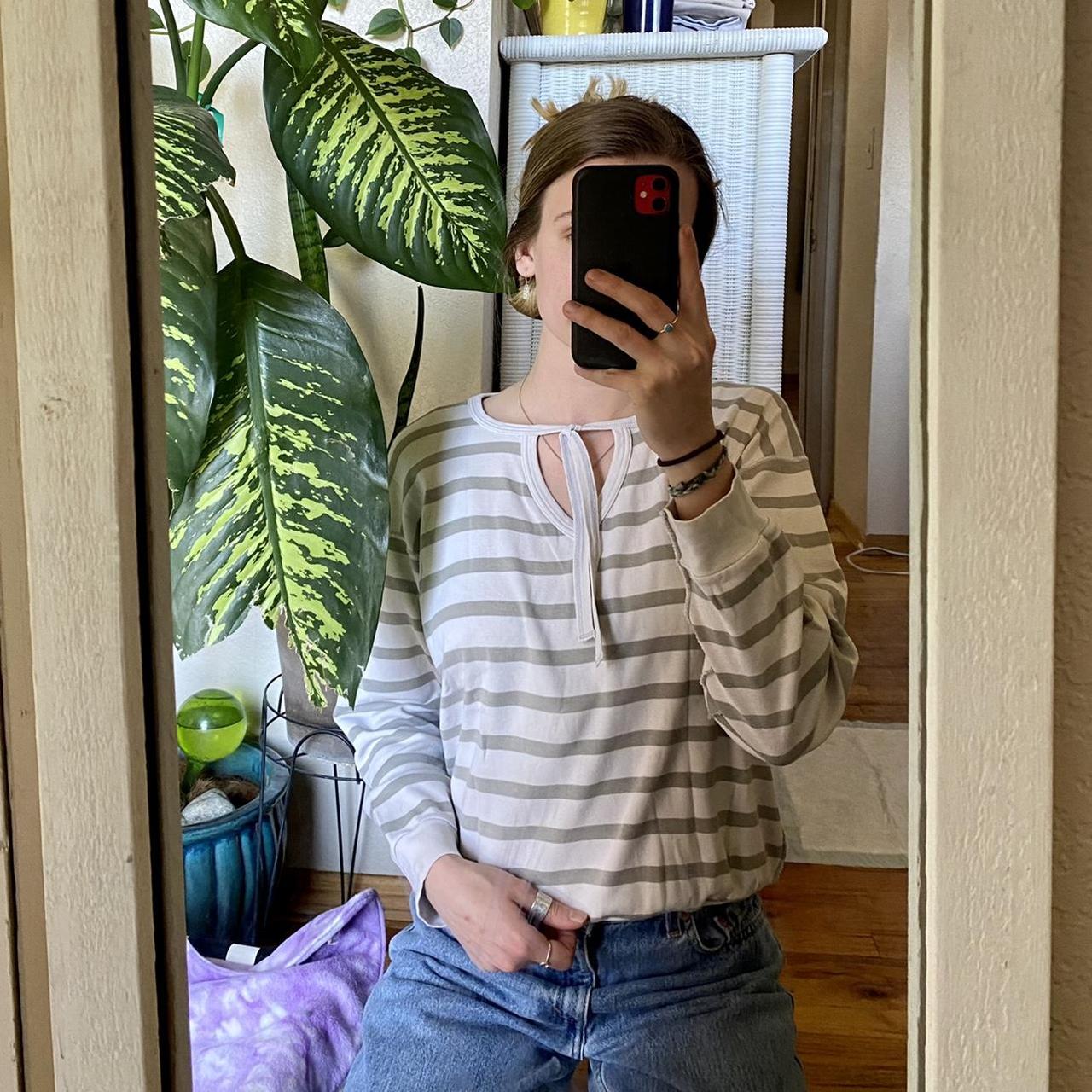 Sonia Rykiel Women's White and Grey Jumper