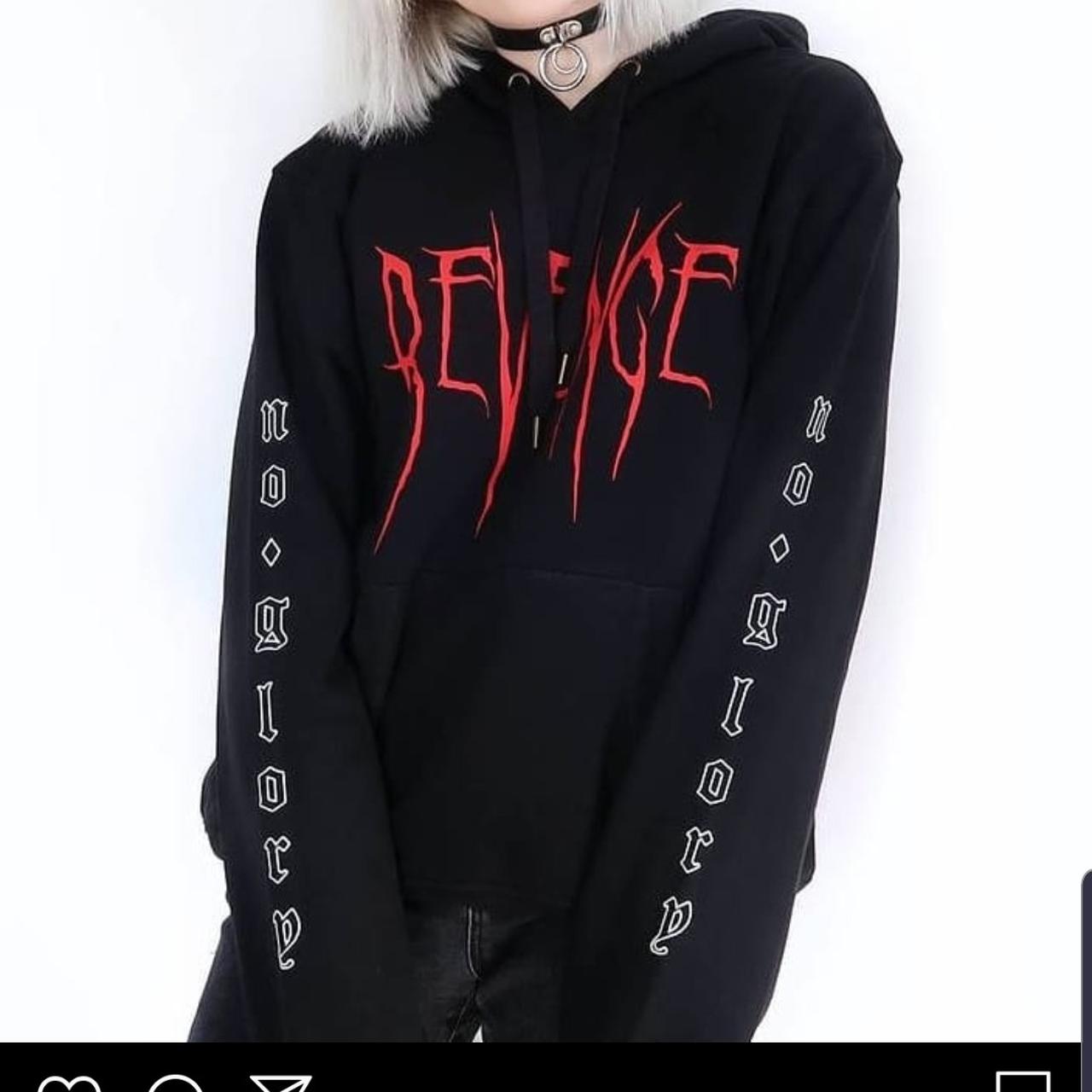 Revenge hoodie hoodie blackhoodie streetwear Depop