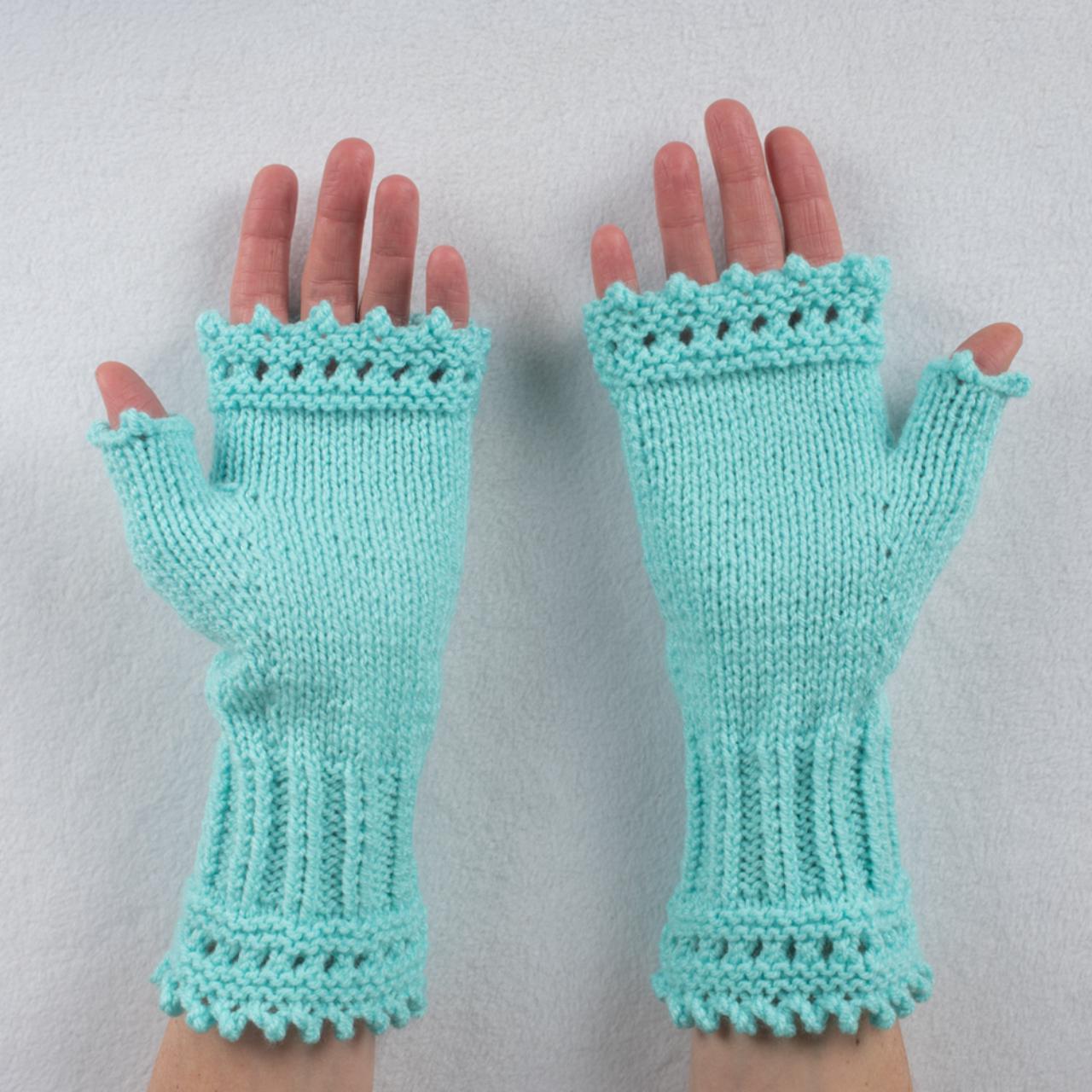 Cute, pretty, chic, fingerless glove mittens, (large... Depop