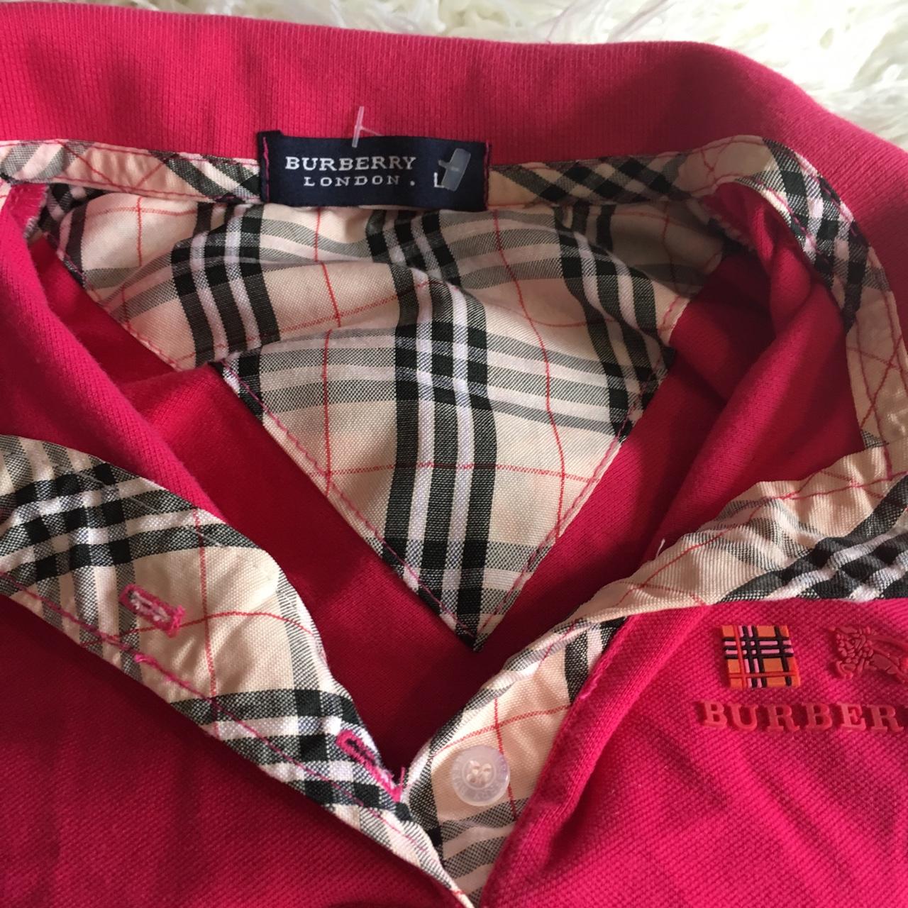 Burberry London Pink plaid - Depop