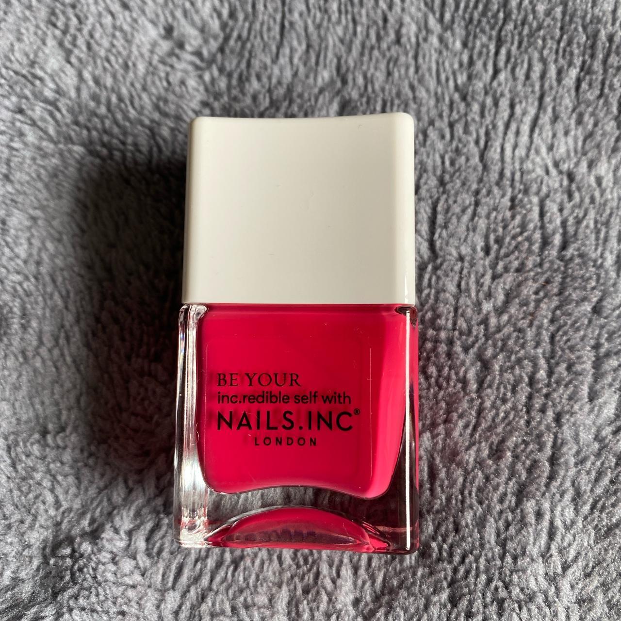 NAILS INC LONDON PINK NAIL POLISH beaut bright pink... Depop