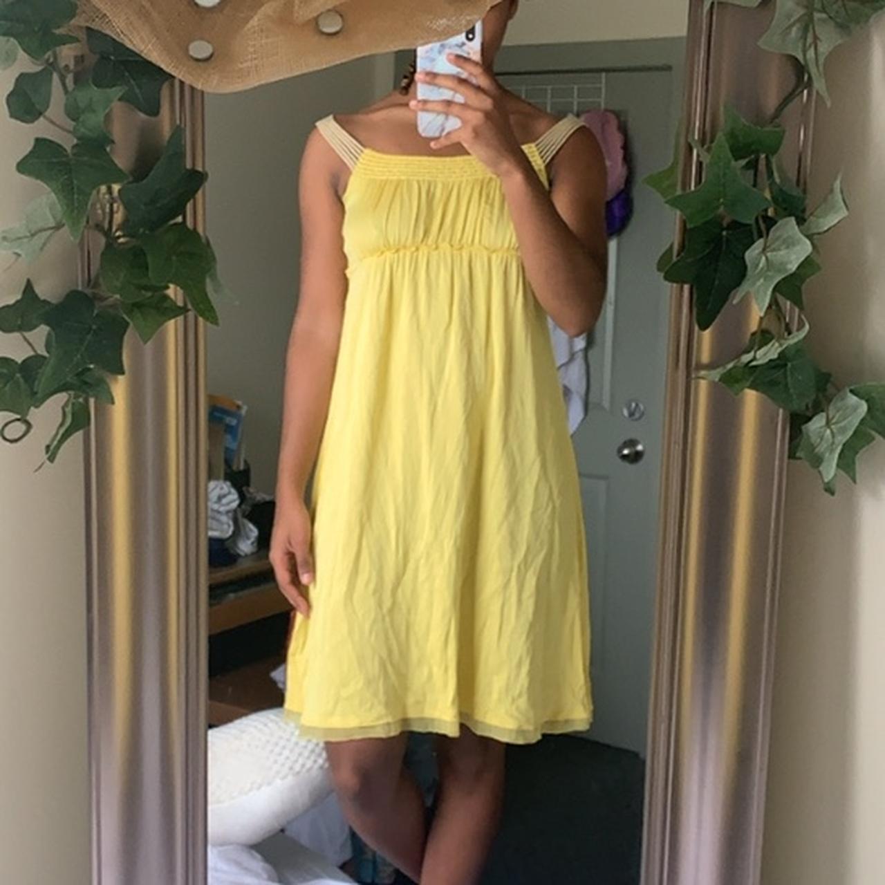 Tahari yellow dress sale