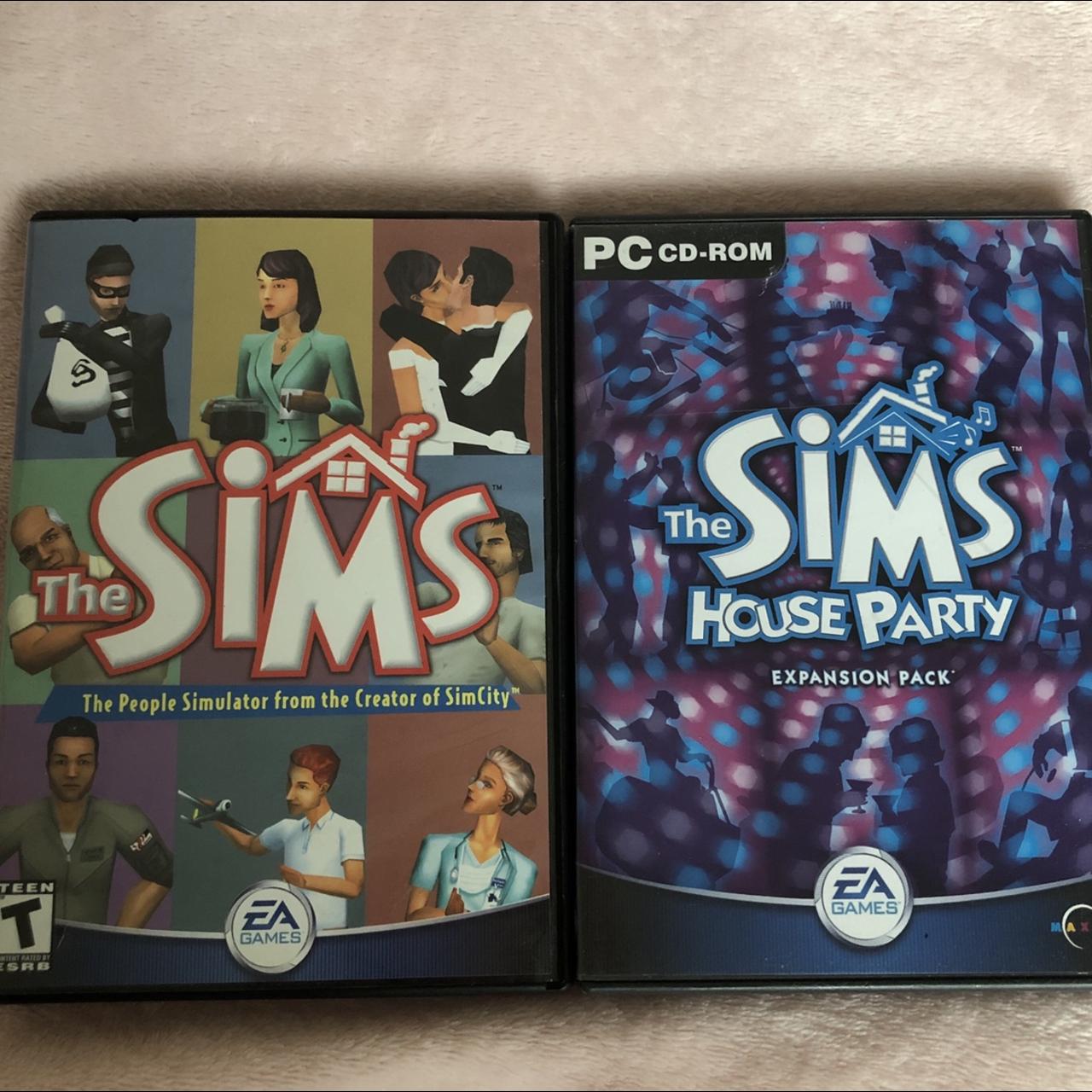 The Sims (2000-2002) PC game with 2 expansion... - Depop