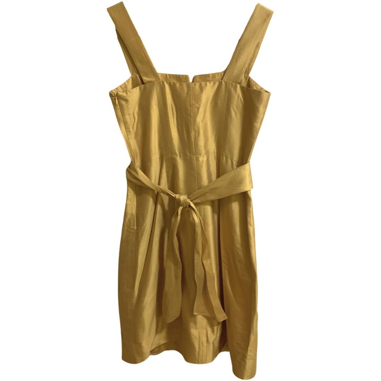 Max Mara Women's Gold and Yellow Dress (2)